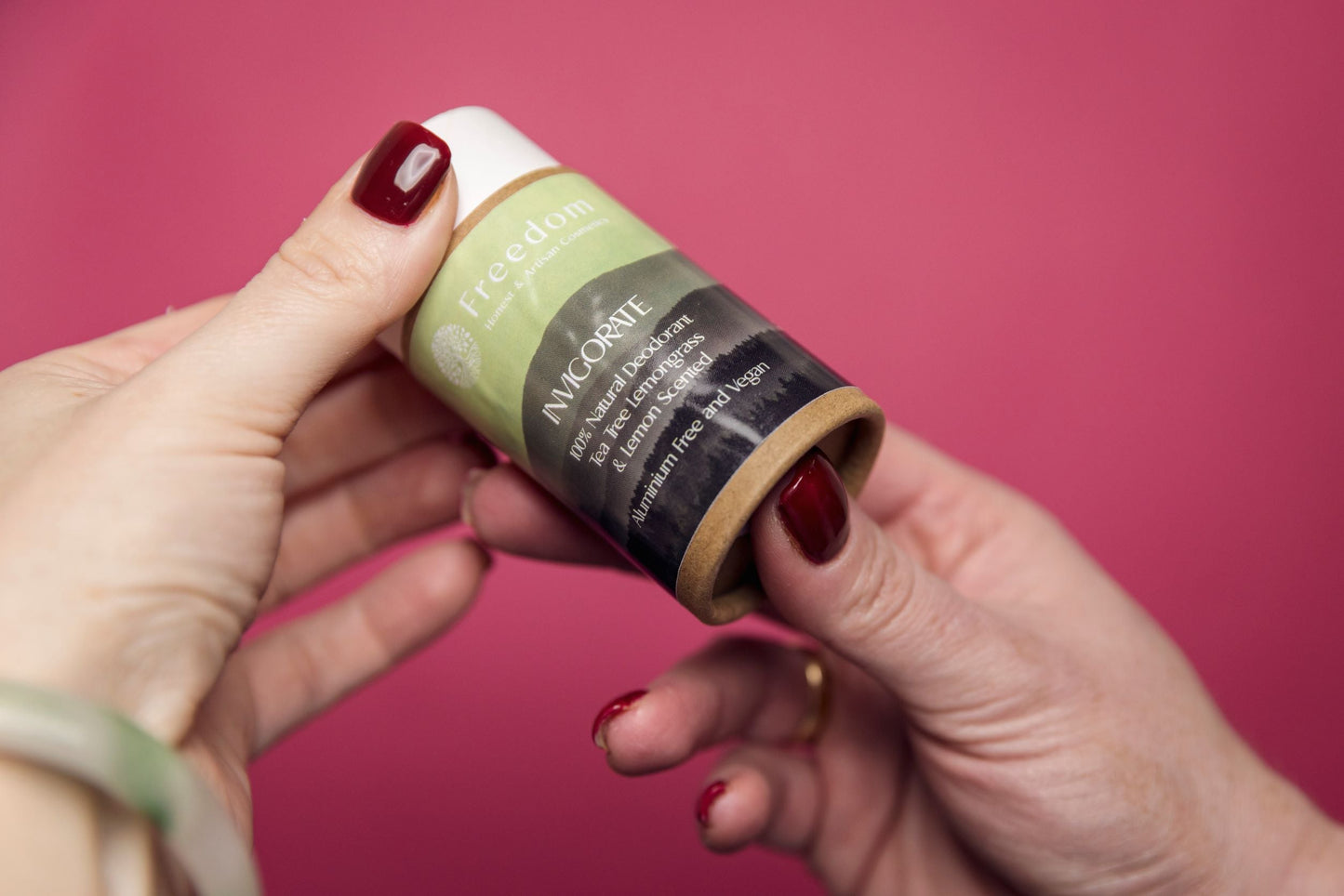 Invigorate Natural Deodorant scented Tea Tree Lemongrass & Lemon