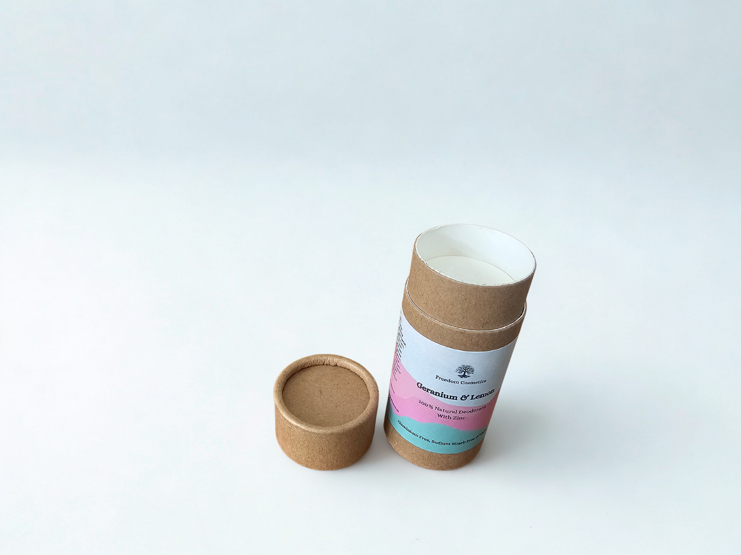 Natural Zinc Deodorant – Geranium & Lemon