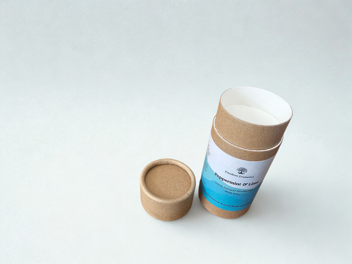 Natural Zinc Deodorant – Peppermint & Lime