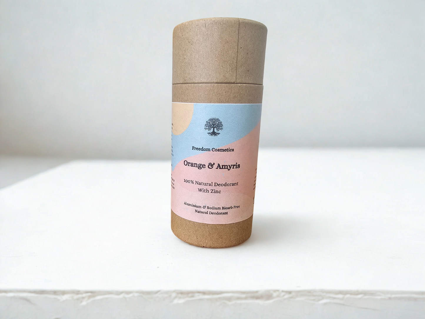 Orange & Amyris Natural Deodorant – Plastic-Free, Zinc-Powered & Sensitive-Skin Friendly