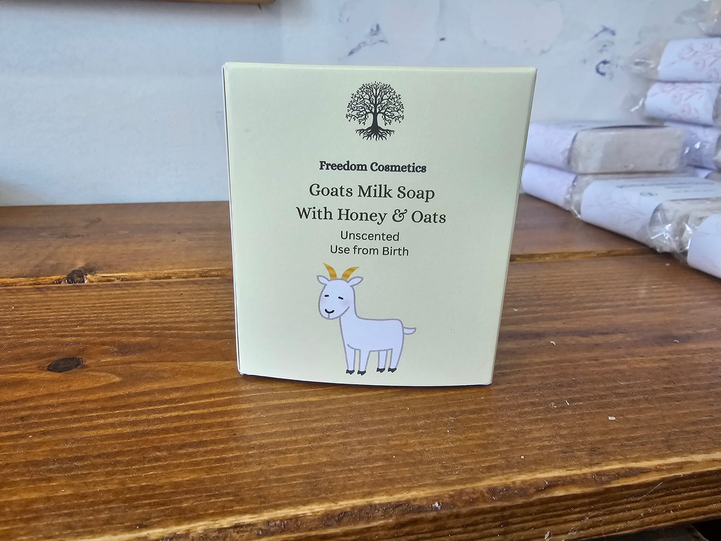 Goats Milk Soap with Oats and Honey