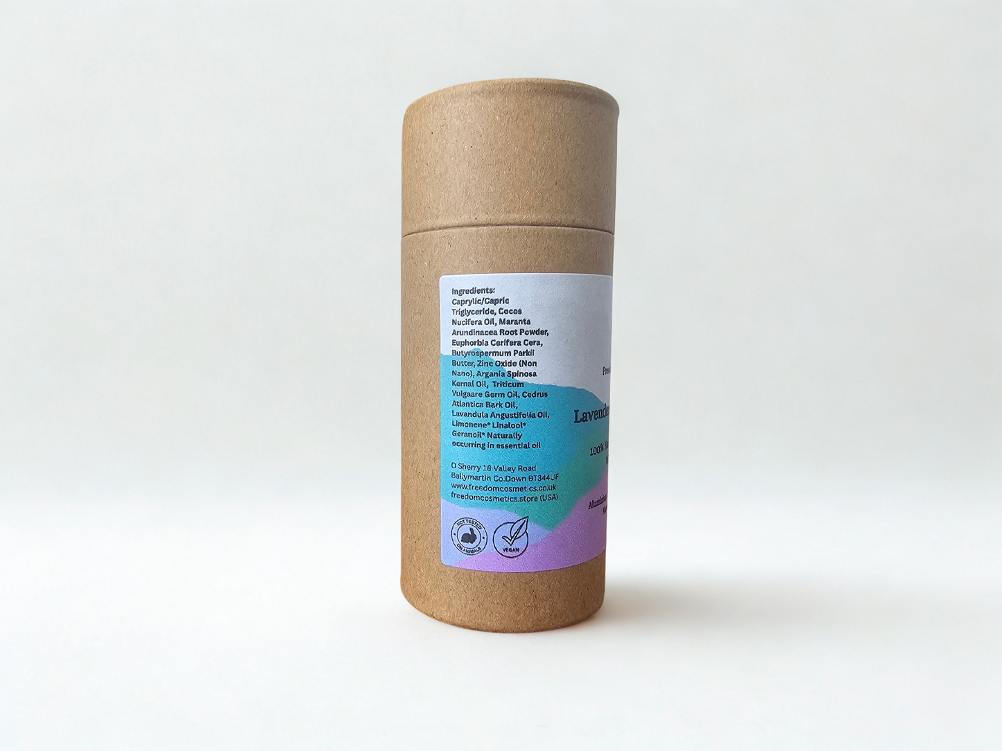 Lavender & Cedarwood Natural Deodorant – Plastic-Free, Zinc-Powered & Sensitive-Skin Friendly