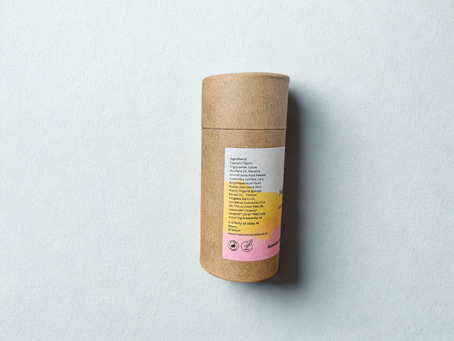 Natural Zinc Deodorant – Juniper & Lemon